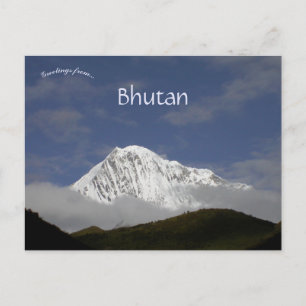 Himalaya Mountains Bhutan Vykort