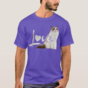 Himalayan Birman Ragdoll Snowshoe KÄRLEK Kitten T Shirt
