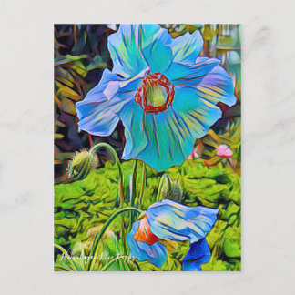 Himalayan Blue Poppy [Vykort] Vykort