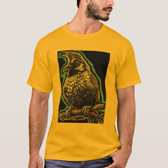 Himalayan Bulbulfågel T-shirt (Framsida)