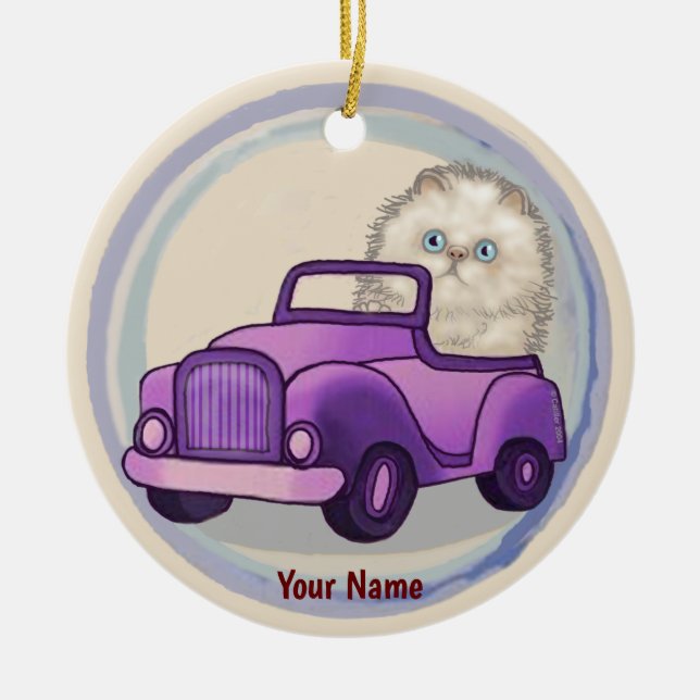 Himalayan Cat Car ornament (Framsidan)