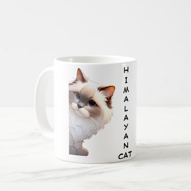 Himalayan Cat Kaffemugg (Framsida vänster)