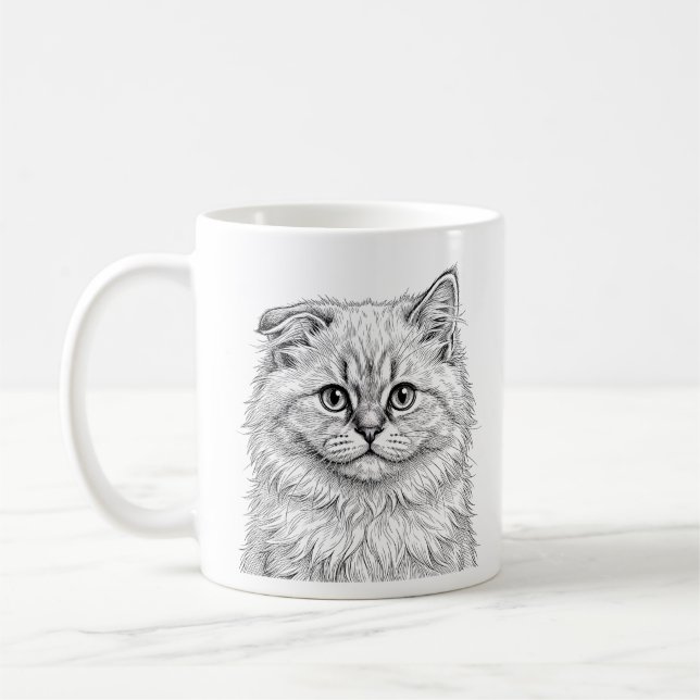 Himalayan Kittenskaffe Mugg Konst (Vänster)