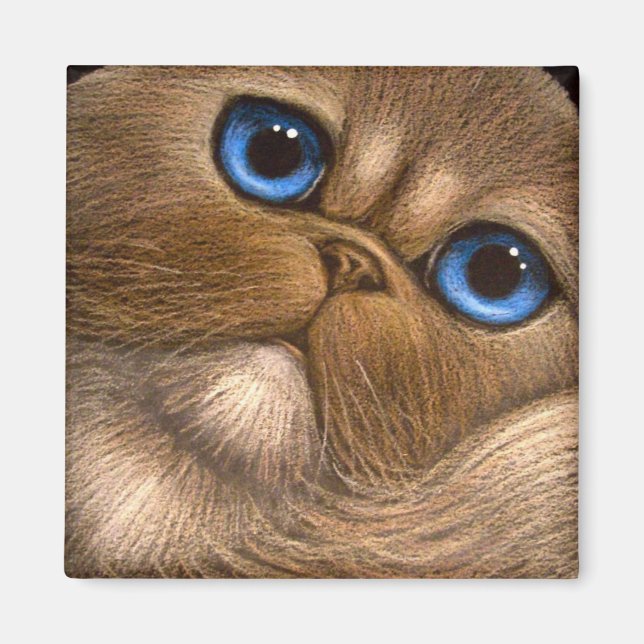 HIMALAYAN PERSIAN CAT Magnet (Framsidan)