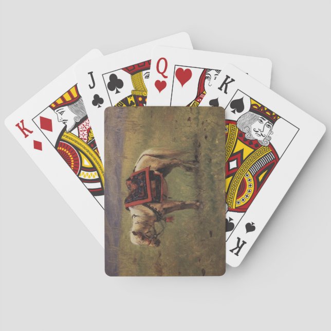 Himalayan Pony (Small Horse) (Vasily Vereshchagin) Casinokort (Baksidan)