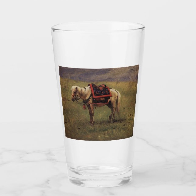 Himalayan Pony (Small Horse) (Vasily Vereshchagin) Glaskopp (Framsida)