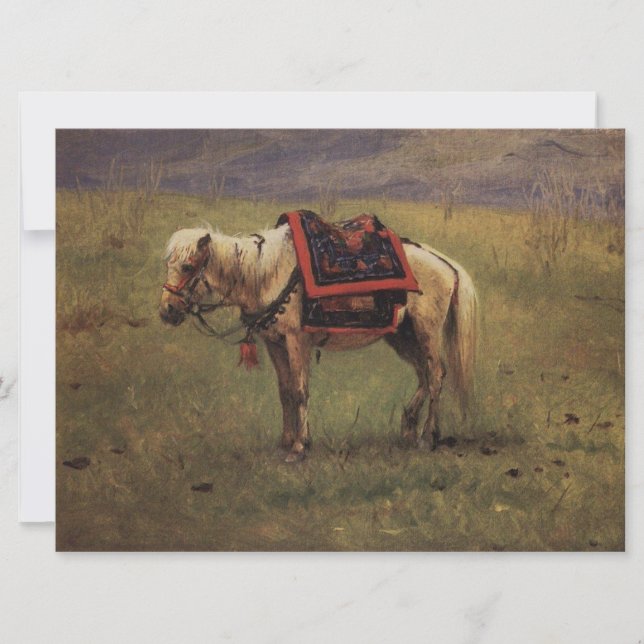 Himalayan Pony (Small Horse) (Vasily Vereshchagin) Kort (Framsida)