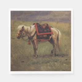 Himalayan Pony (Small Horse) (Vasily Vereshchagin) Pappersservett