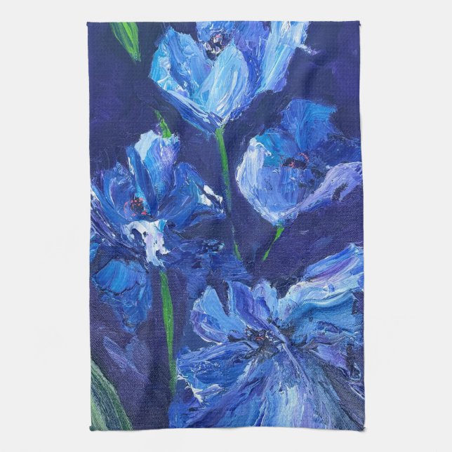 Himalayan Poppies kökshandduk_Alaska Kökshandduk (Vertikal)