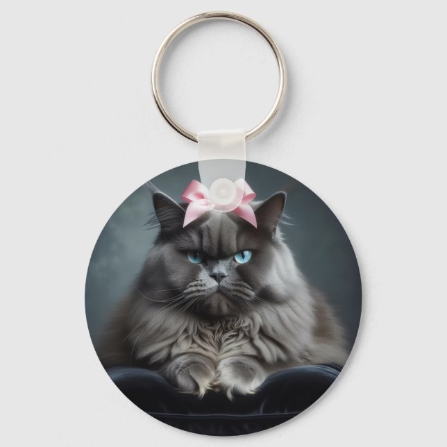 Himalayansk katt nyckelring (Framsida)