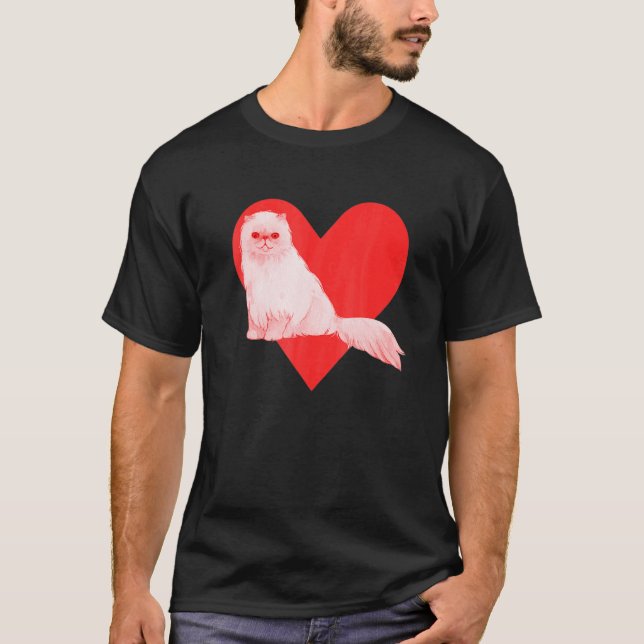 Himalayansk katt t shirt (Framsida)