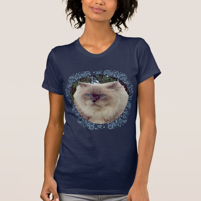 Himalayansk Perser Katt Tee Shirt (Framsida)