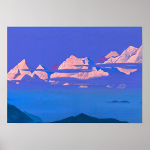 Himalayas av Nicholas Roerich Poster
