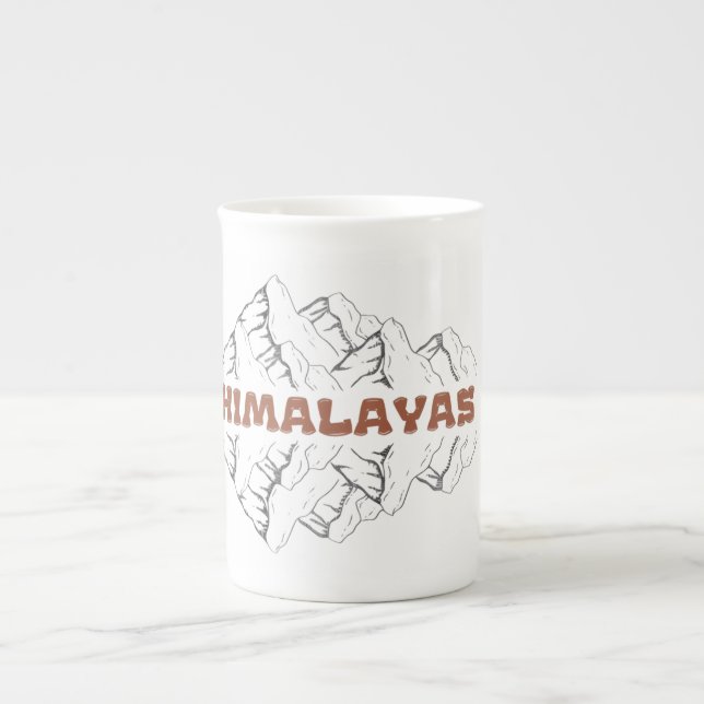 Himalayas Benporslin Mugg (Framsidan)