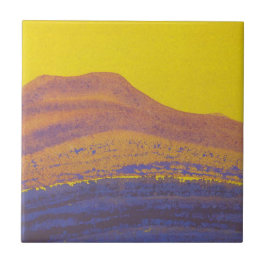 Himalayas (bergsområdet) (av Nicholas Roerich) Kakelplatta