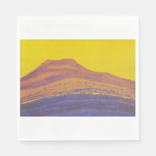 Himalayas (bergsområdet) (av Nicholas Roerich) Pappersservett (Framsidan)