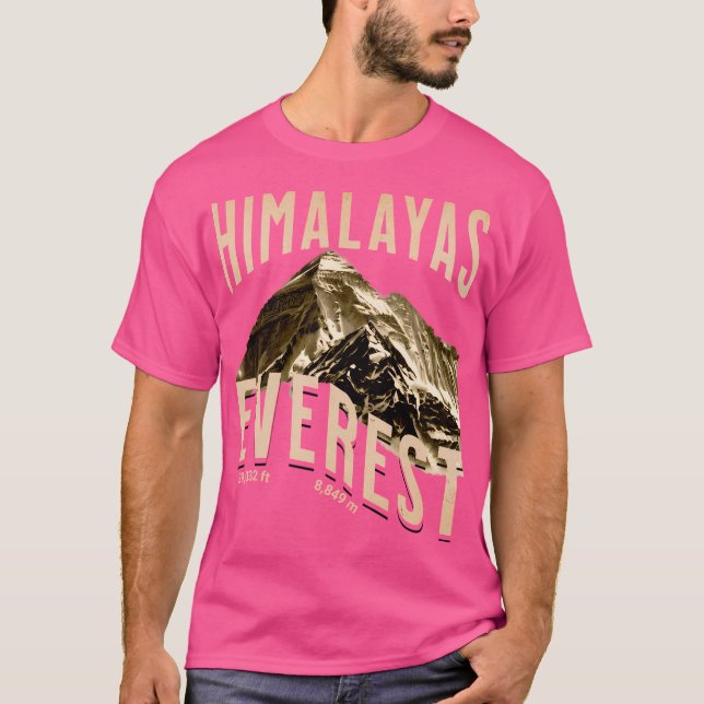 Himalayas Everest T Shirt (Framsida)