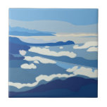 Himalayas Himalayan Mountains  Kakelplatta<br><div class="desc">Himalayas Himalayan Mountains ceramic tile original design by Nisha Prabhu. Transform your space with the stunning beauty of the Himalayas using our Himalayas Himalayan Mountains Ceramic Tile. Perfect for home decor, these ceramic tiles feature a breathtaking illustration of the majestic Himalayan range, capturing the awe-inspiring grandeur and tranquility of this...</div>