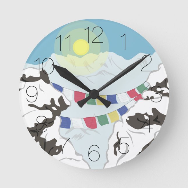 Himalayas Rund Klocka (Framsida)