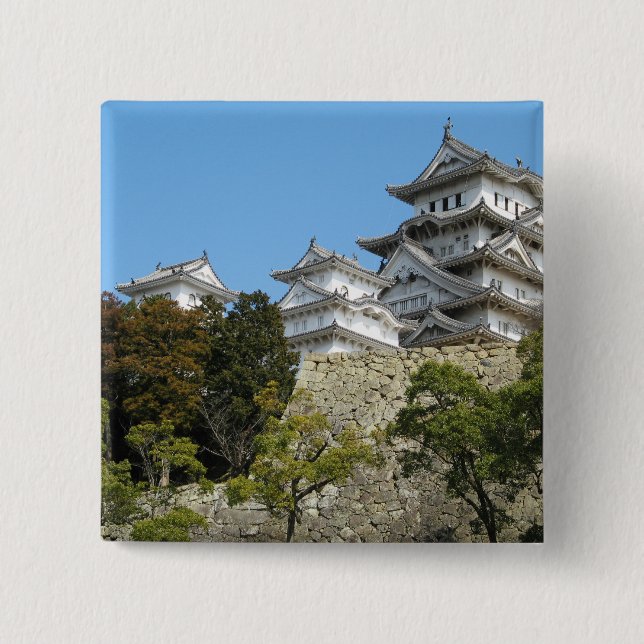 Himeji Castle 姫 路 城, Hyogo, Japan Knapp (Framsida)