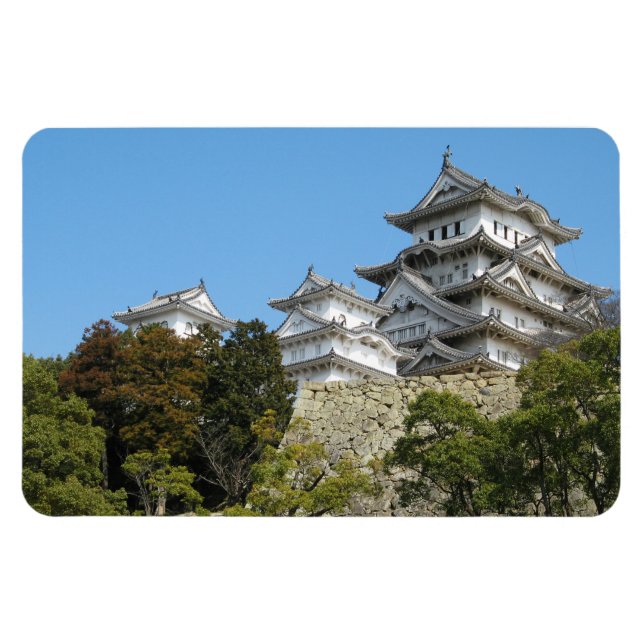 Himeji Castle 姫 路 城, Hyogo, Japan Magnet (Horisontell)