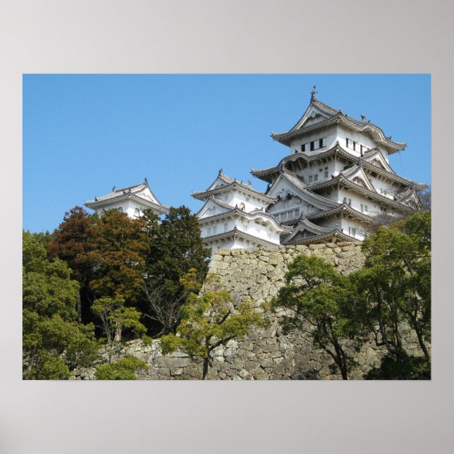 Himeji Castle 姫 路 城, Hyogo, Japan Poster (Framsidan)