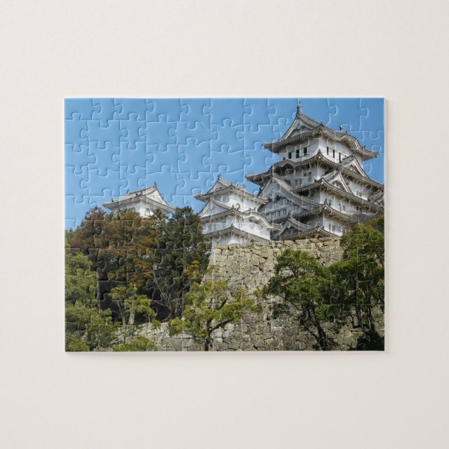 Himeji Castle 姫 路 城, Hyogo, Japan Pussel (Horisontell)
