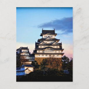 Himeji Castle i Sunrise Vykort