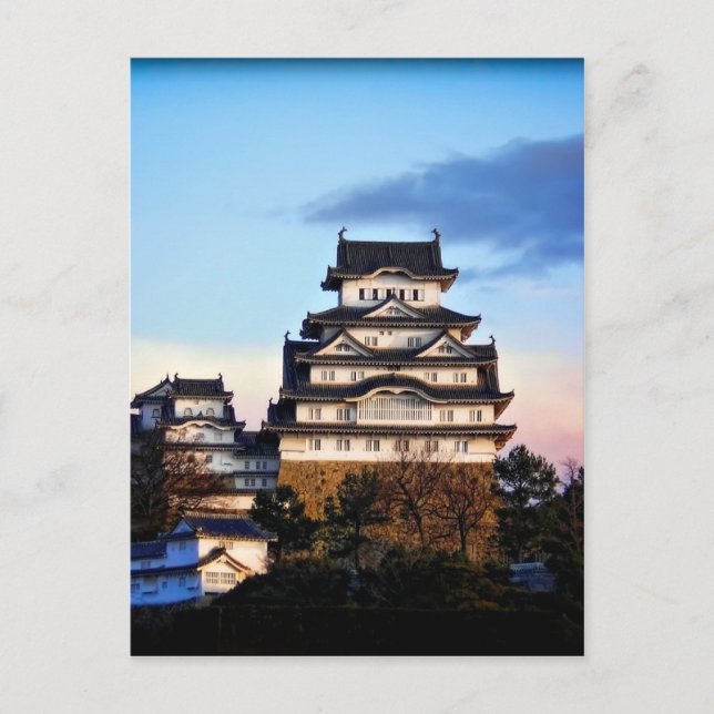 Himeji Castle i Sunrise Vykort (Framsida)