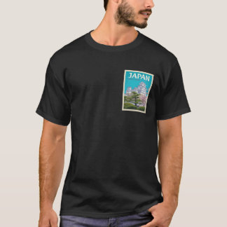 Himeji Castle Japan Travel Poster T Shirt