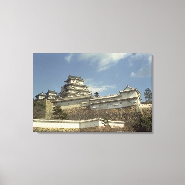 Himeji Castle, Kyoto, 1609 Canvastryck (Framsida)
