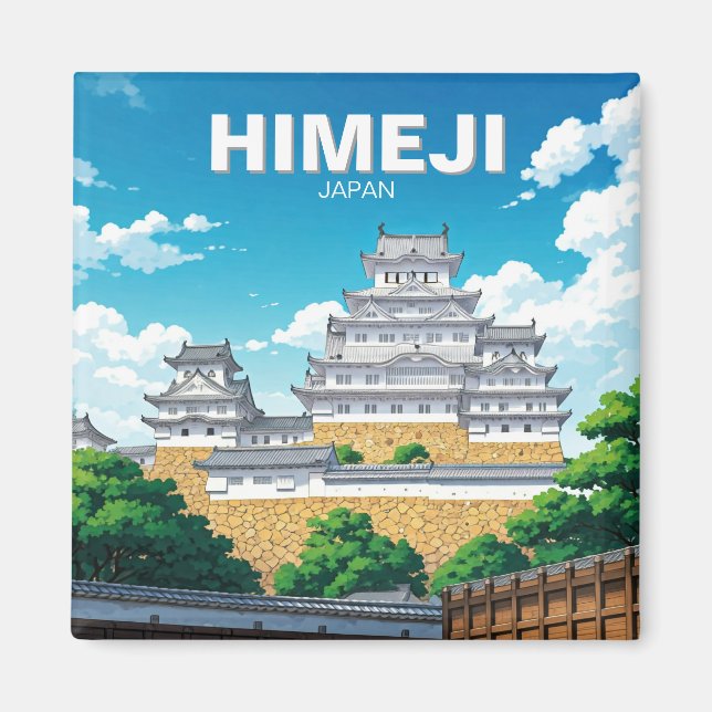 Himeji Castle Magnet (Framsidan)