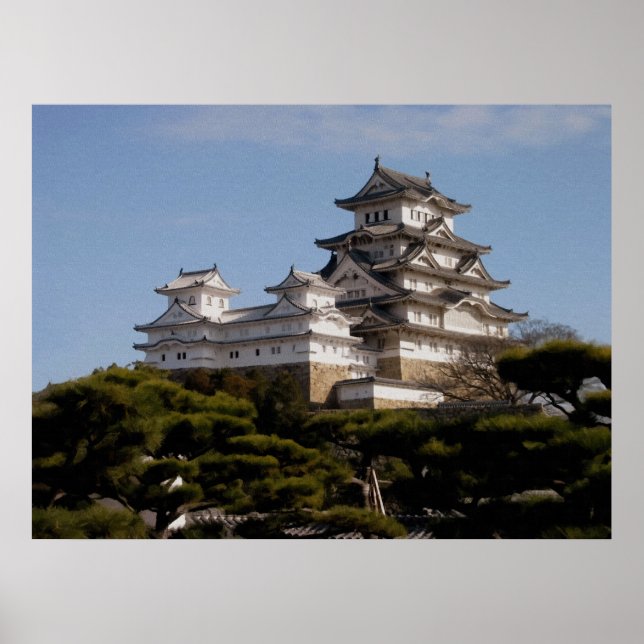 Himeji Castle Poster (Framsidan)