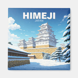 Himeji Castle Winter Magnet