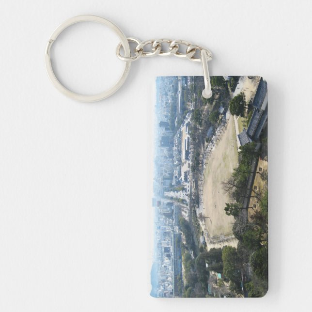 Himeji, Japan (Vy från atop castle) (Framsidan)