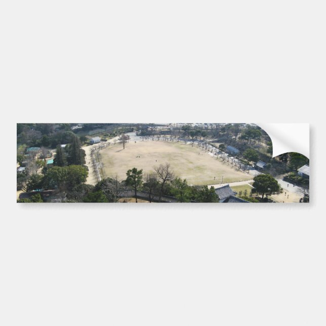 Himeji, Japan (Vy från atop castle) Bildekal (Framsidan)