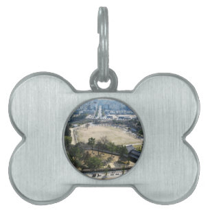 Himeji, Japan (Vy från atop castle) ID-bricka Husdjur