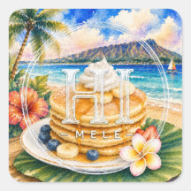 HIMELE Little Hawaiʻi Klistermärke — Pannkaka