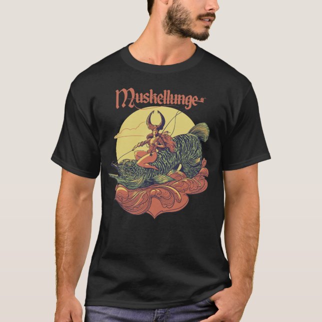 Himla av krigaren på hennes muskellunge t shirt (Framsida)