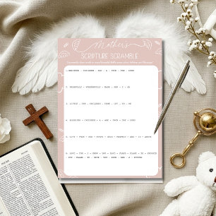 Himla Rosa Mors Bibel Kakel Spelet Inbjudningar