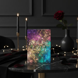 Himlakroppar Personlig Alla hjärtans dag-kort Julkort