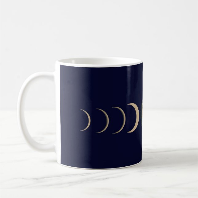 Himlakropps månfas kaffemugg (Vänster)