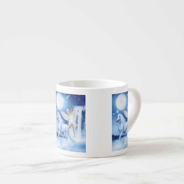 Himlar Älva Asparas och Unicorn Espressomugg (Framsida höger)