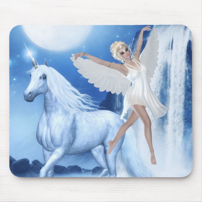 Himlar Älva Asparas och Unicorn Musmatta (Framsidan)