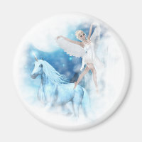 Himlar Älva Asparas och Unicorn Vignette