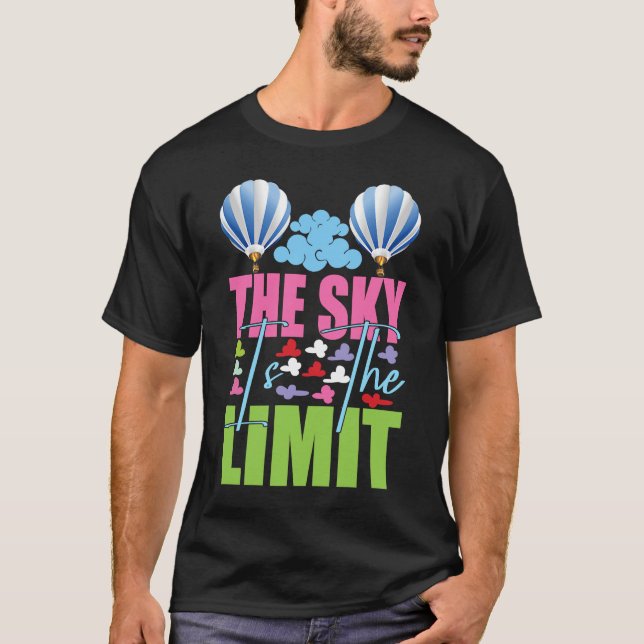 Himlar är den begränsade Luftballongen Aerostat Ae T Shirt (Framsida)