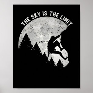 Himlar är klimatberget vid Sten i Limit Poster