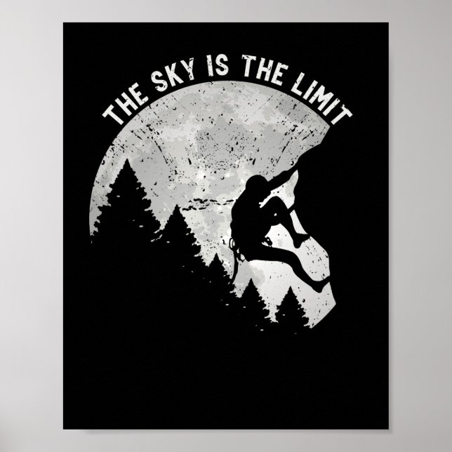 Himlar är klimatberget vid Sten i Limit Poster (Framsidan)