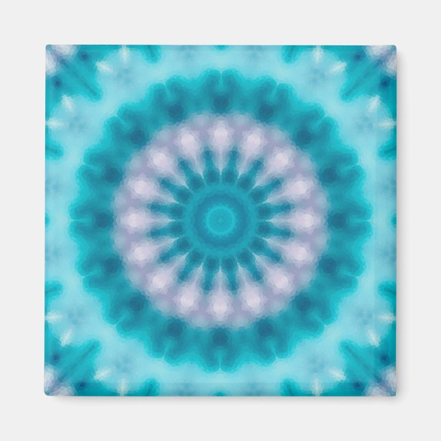 Himlar blå kaleidoskop magnet (Framsidan)