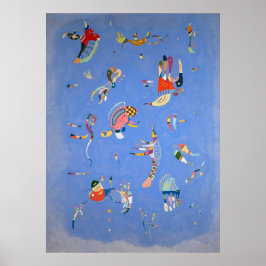 Himlar blå, Kandinsky 1940 Poster